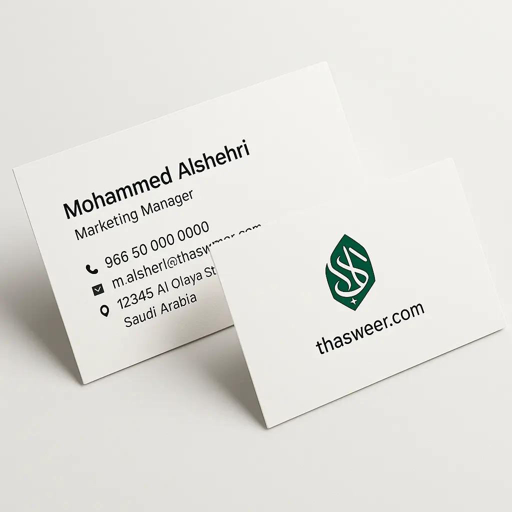 Double-Sided Business Cards
