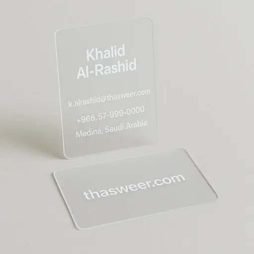 Transparent Business Cards