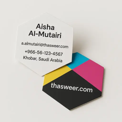 Die-Cut Business Cards