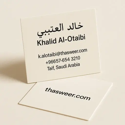 Arabic-English Business Cards