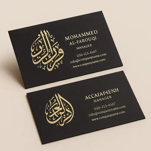 Islamic-Themed Business Cards